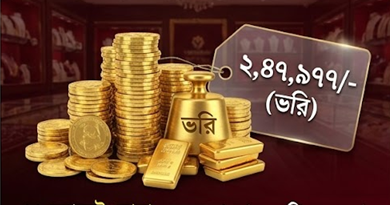 আবারো কমলো সোনার দাম
