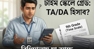 টাইম স্কেলে গ্রেড পরিবর্তন হলেও ভ্রমণ ভাতা কি মাদার গ্রেড অনুযায়ী?