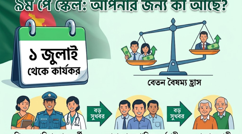 ১ জুলাই থেকে কার্যকর হচ্ছে ৯ম পে স্কেল ২০২৬