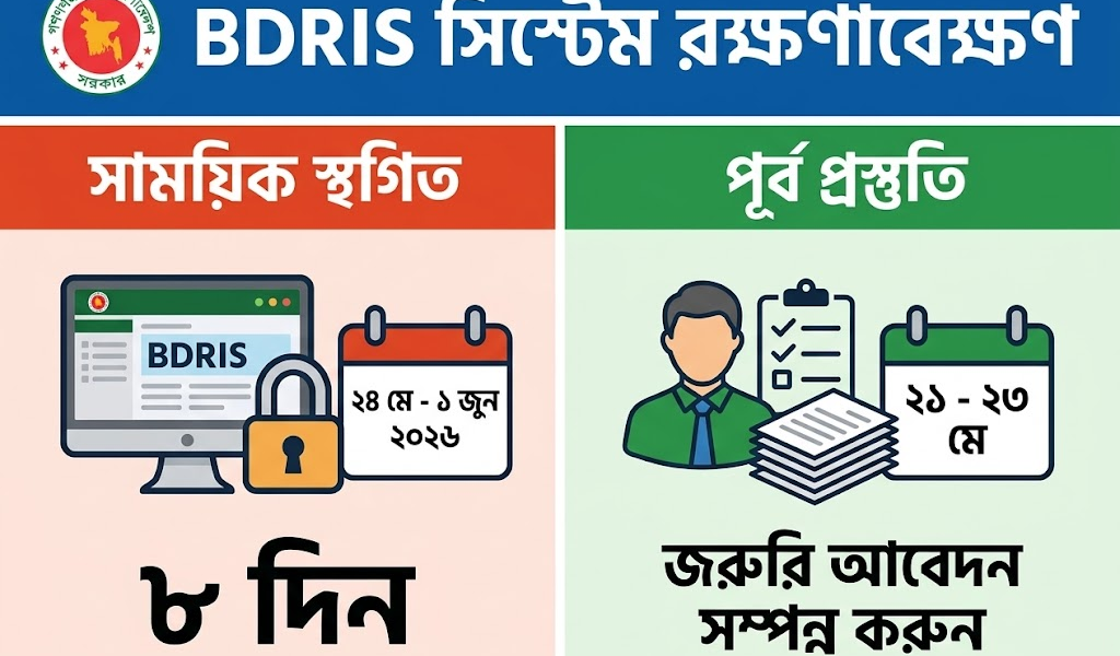 বিডিআরআইএস সার্ভার রক্ষণাবেক্ষণ