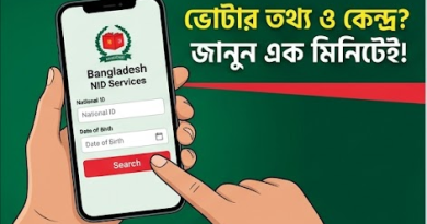 নির্বাচনের আগে অনলাইনে ভোটার তথ্য ও কেন্দ্র জানার সহজ উপায়