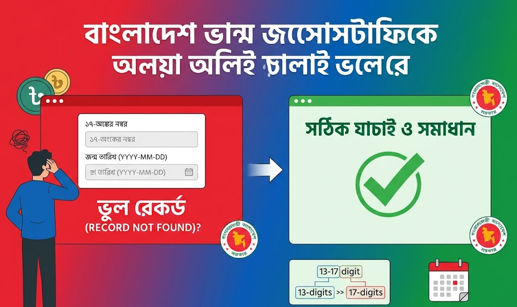 অনলাইনে জন্ম নিবন্ধন যাচাই
