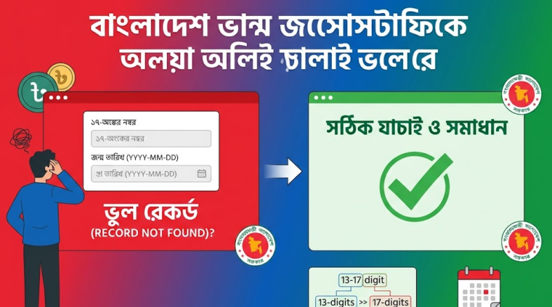 অনলাইনে জন্ম নিবন্ধন যাচাই