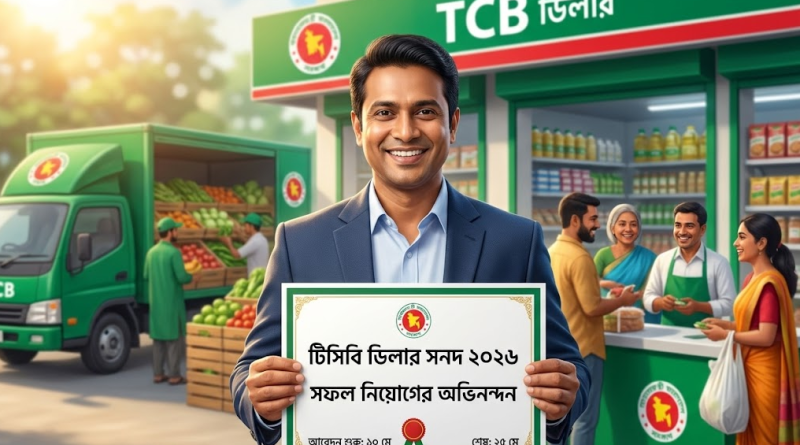 সারা দেশে টিসিবি ডিলার নিয়োগের বিজ্ঞপ্তি প্রকাশ