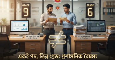 একই পদ, ভিন্ন গ্রেড