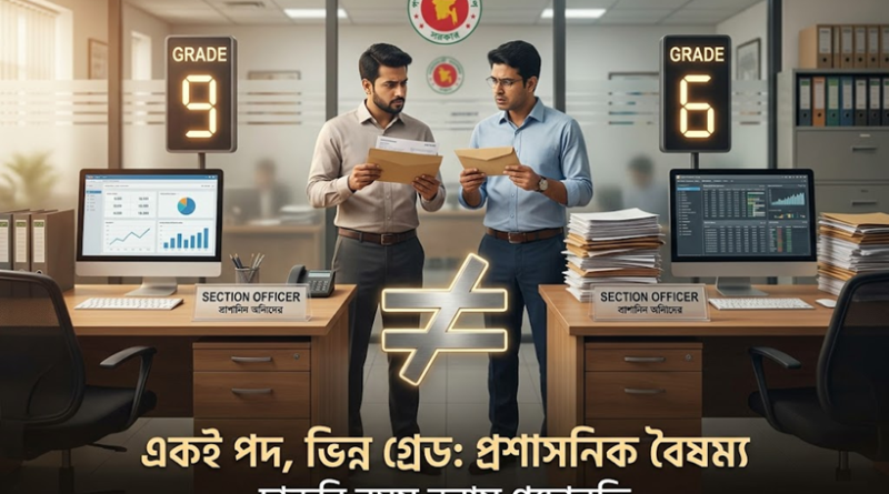 একই পদ, ভিন্ন গ্রেড
