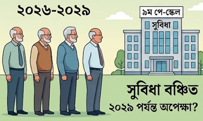 ৯ম পে-স্কেল বাস্তবায়নে দীর্ঘসূত্রিতা