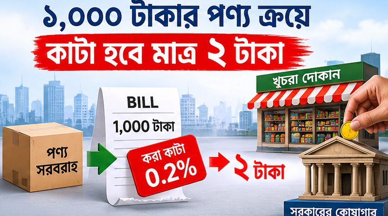 বাজেটে আসছে খুচরা ব্যবসার জন্য টার্নওভার ট্যাক্স