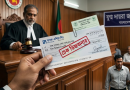 অন্যের দেওয়া চেকে টাকা লেনদেন