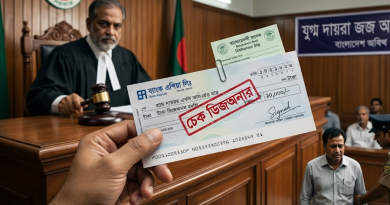 অন্যের দেওয়া চেকে টাকা লেনদেন