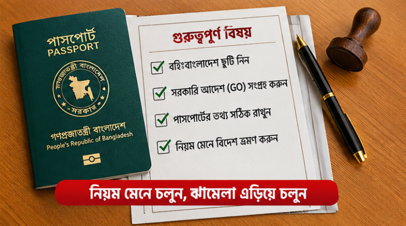 সরকারি কর্মচারীর পাসপোর্টে ‘Government Employee’ উল্লেখ না থাকলে ওমরাহে যেতে কি বহিঃবাংলাদেশ ছুটি মিলবে?
