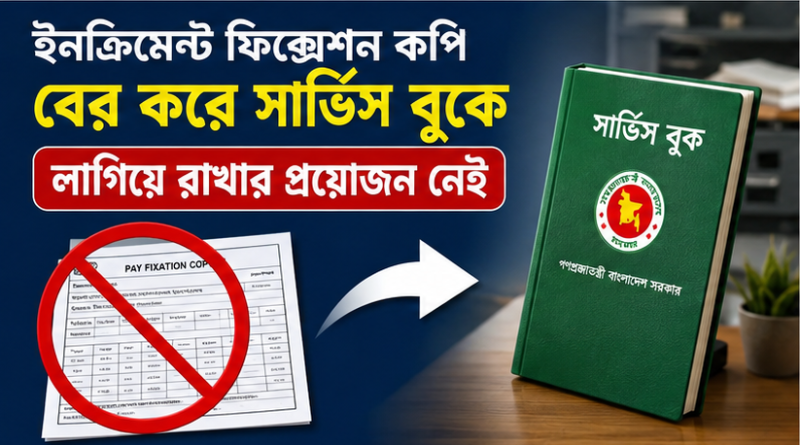 ১ জুলাই থেকে স্বয়ংক্রিয় বার্ষিক ইনক্রিমেন্ট
