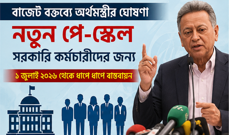 ১ জুলাই থেকে ধাপে ধাপে নতুন বেতন কাঠামো বাস্তবায়ন