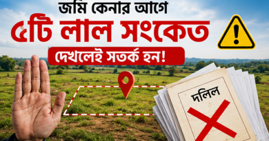 জমি কেনার আগে সতর্কতা