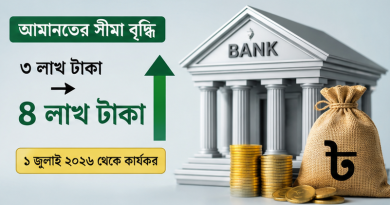 ব্যাংকে টাকা রাখলেই আবগারি শুল্ক?