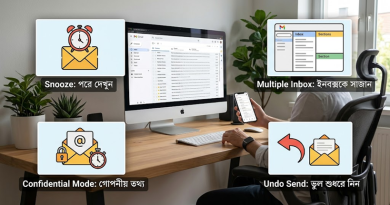 জিমেইলের এই ৭টি সিক্রেট ফিচার আপনার দৈনন্দিন কাজকে করবে আরও সহজ ও নিরাপদ