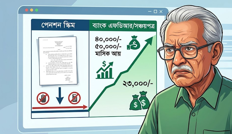 শতভাগ পেনশন সমর্পণ সুবিধা বাতিলের সিদ্ধান্ত