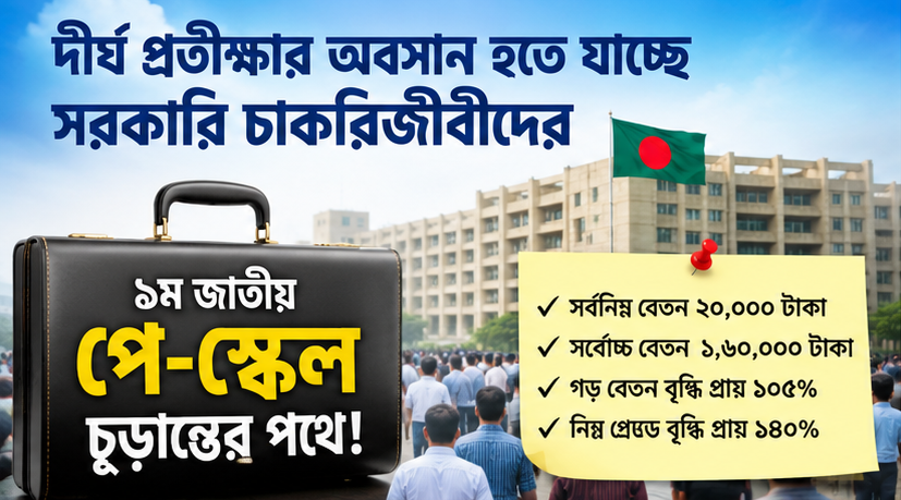 চলতি সপ্তাহেই চূড়ান্ত হতে পারে নতুন বেতন কাঠামো
