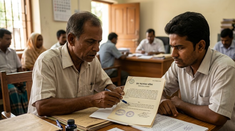 জমির দলিলে ছোট ভুল, ভবিষ্যতে বড় ভোগান্তি