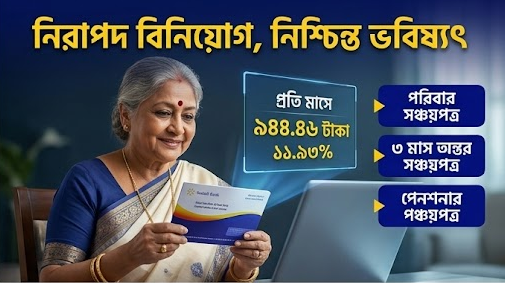 সোনালী ব্যাংকে সঞ্চয়পত্র বিনিয়োগ