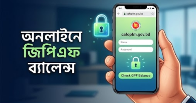 জিপিএফ স্লিপ ও লেজার কার্ড ২০২৬