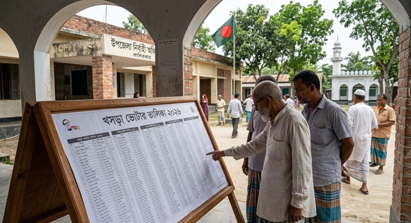 আগামী ৯ আগস্ট খসড়া ভোটার তালিকা প্রকাশ