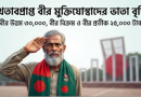 বীর মুক্তিযোদ্ধাদের সম্মানী ভাতা ও আর্থিক সুবিধা বাড়ল: নতুন হার কার্যকর ১ জুলাই থেকে