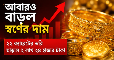 দেশে আবারও বাড়ল স্বর্ণের দাম