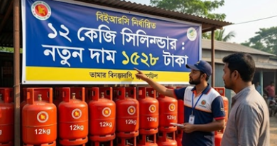 ১২ কেজির সিলিন্ডারের দাম কমলো ৩৫৭ টাকা