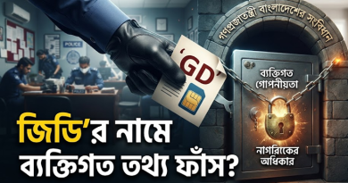 জিডির বিপরীতে সিমের মালিকানা সংক্রান্ত তথ্য ফাঁস