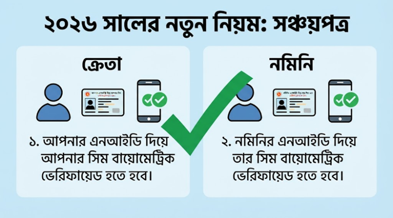সঞ্চয়পত্র ক্রয়ে নতুন কড়াকড়ি