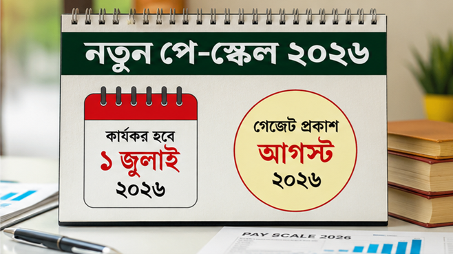 চূড়ান্ত পর্যায়ে নতুন পে-স্কেল