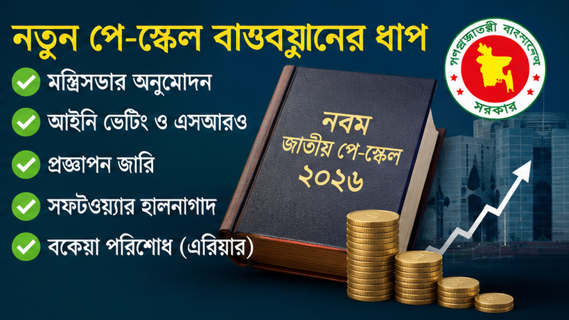 পে-স্কেলের প্রজ্ঞাপনে বিলম্ব