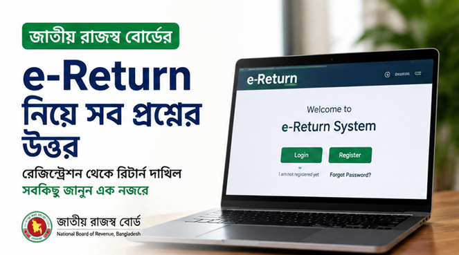 e-Return নিয়ে করদাতাদের ৪৫ প্রশ্নের উত্তর