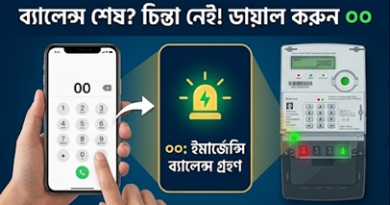 পল্লী বিদ্যুতের প্রিপেইড মিটার ব্যবহারকারীদের জন্য জরুরি নির্দেশিকা