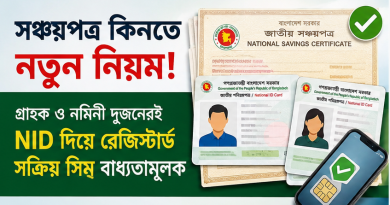 সঞ্চয়পত্র কিনতে নতুন করে যে বিষয়টি নিশ্চিত করতে হবে