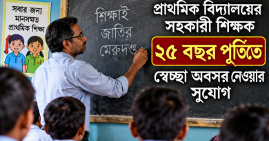 ২৫ বছর চাকরি পূর্ণ হলে সহকারী শিক্ষক কি ১ বছর পিআরএল পাবেন?