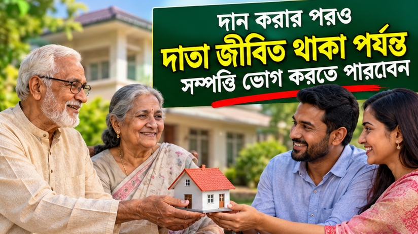 সম্পত্তি দানে নতুন যুগ