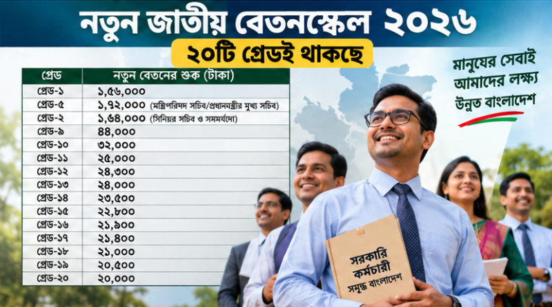 জাতীয় বেতনস্কেল ২০২৬