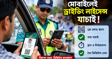 ই-ড্রাইভিং লাইসেন্স ২০২৬