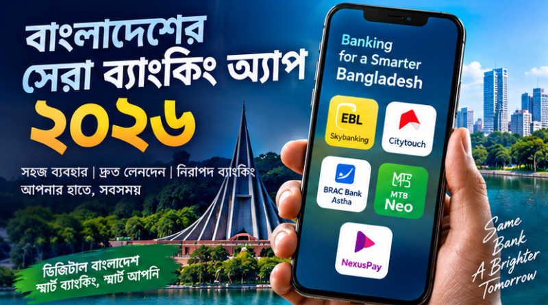 ২০২৬ সালে বাংলাদেশের সেরা ব্যাংকিং অ্যাপ কোনগুলো?