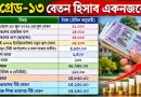 গ্রেড-১৩ বেতন নির্ধারণ ২০২৬
