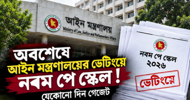গেজেট প্রকাশ এখন শেষ ধাপে