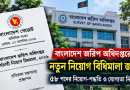 বাংলাদেশ জরিপ অধিদপ্তরের নতুন নিয়োগ বিধিমালা জারি