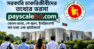 পে-স্কেল থেকে ইনক্রিমেন্ট—সরকারি চাকরিজীবীদের তথ্যের প্ল্যাটফর্ম