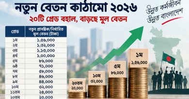 জাতীয় বেতনস্কেল ২০২৬