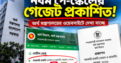 নবম পে-স্কেলের গেজেট সত্যিই প্রকাশিত