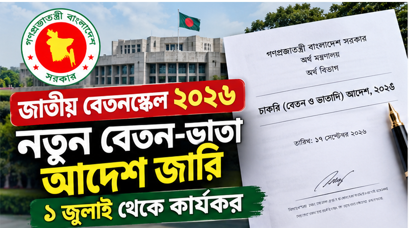 জাতীয় বেতনস্কেল ২০২৬