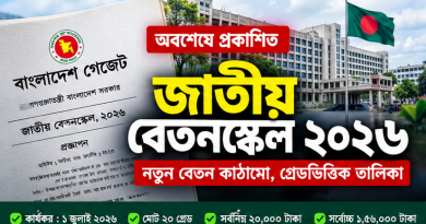 গ্রেডভেদে নতুন মূল বেতন কত, তালিকায় কোথায় মিল-অমিল