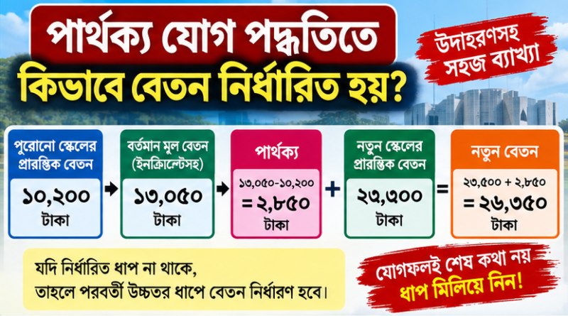 বেতন নির্ধারণের সহজ পদ্ধতি ২০২৬